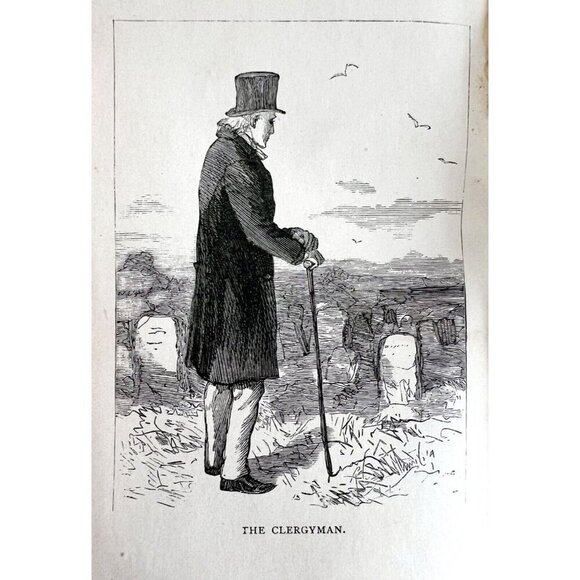 Charles Dickens Works Illustrated 1867 Victorian 1st Edition Authorized HC E54 - Picture 4 of 11